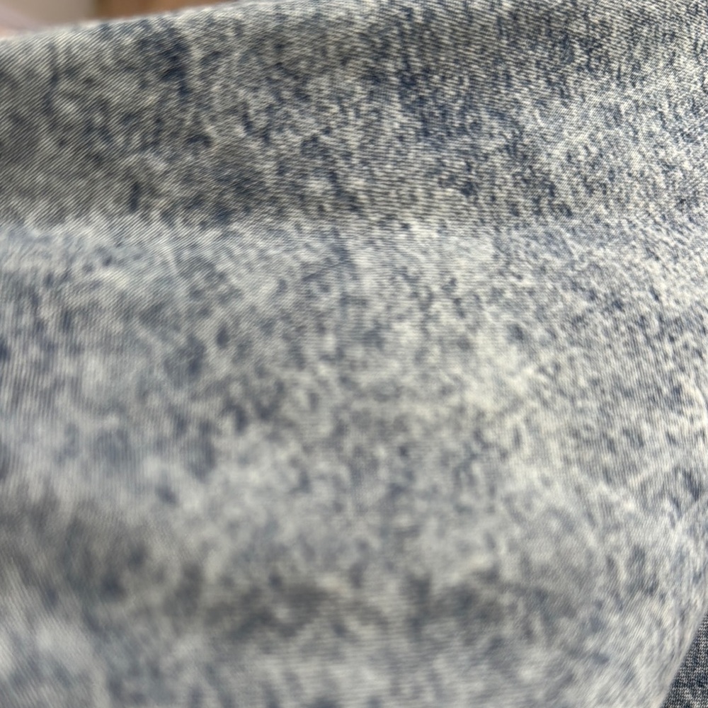 Blue Ruffled Puff Sleeve Blouse - Picture 4 of 5